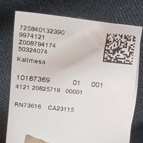 LIKE NEW!  Hugo Boss "Kallmesa" Open Draped Black Blazer Size 12 - Picture 5 of 8